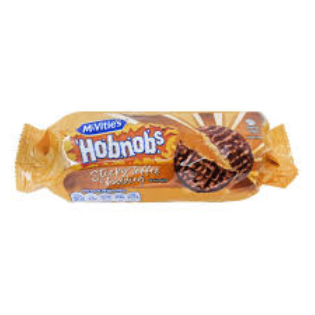 MCVITIES HOBNOB STICKY TOFFEE 262G